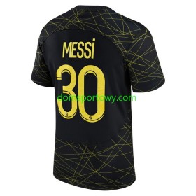Koszulka Paris Saint-Germain Lionel Messi 10 Czwarty Koszulki Piłkarskie 2022-2023 Krótki Rękaw